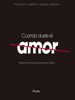 cover image of Cuando duele el amor